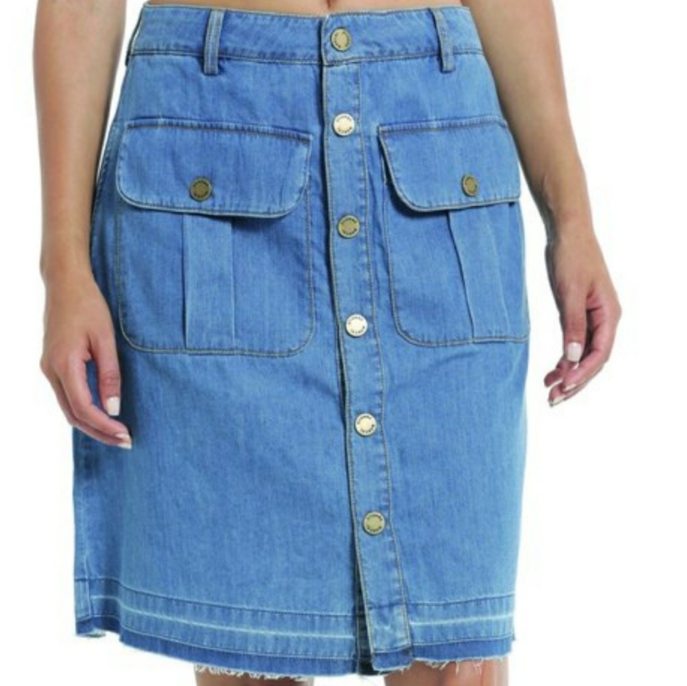 NEW Etienne Marcel new jean skirt